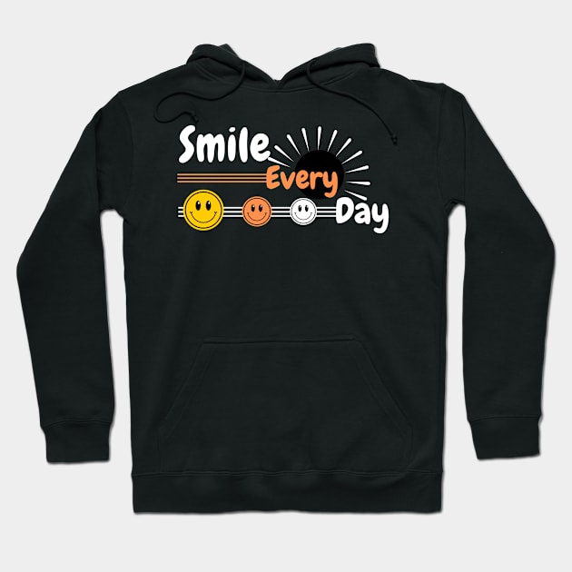 SMILE every day Hoodie by bluepearl